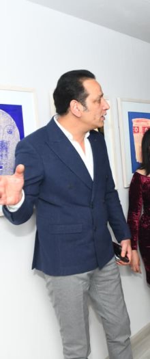 افتتاح معرض ألف وجه ووجه