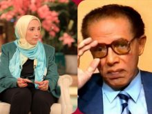 مصطفى محمود و ابنة مصطفى محمود