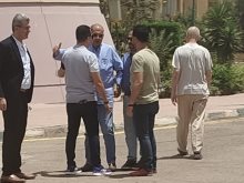 جنازة زوجة محمد مصطفي شردى