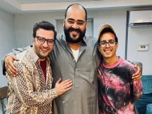 محمد ممدوح وطه دسوقى وميشيل ميلاد من فيلم السادة الافاضل
