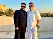 احمد كامل والشاعر مصطفى ناصر