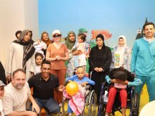 جانب من زيارة ريهام عبد الغفور