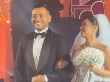 صابرين تحتفل بزفاف نجلها نور 