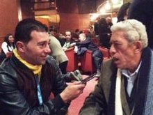 المخرج الراحل داوود عبد السيد والكاتب جمال عبد الناصر 