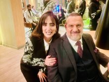 الفنان خالد الصاوي مع الفنانة امل اميل 