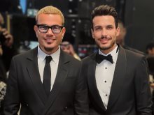 عمرو دياب والموزع احمد إبراهيم