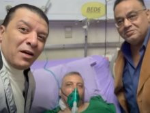 مصطفى كامل يزور منصور هندي بصحبة علاء سلامة 